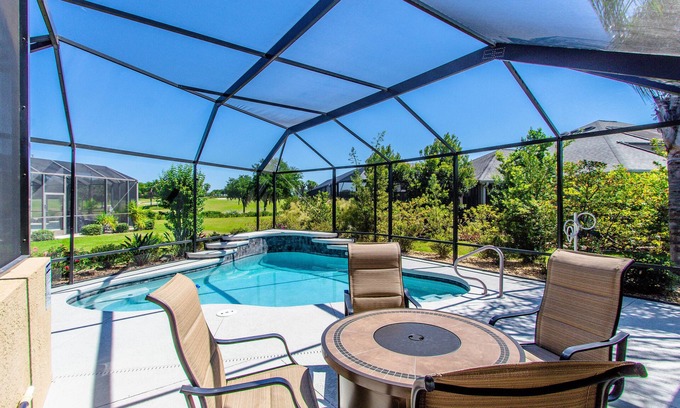 The Villages House | Elegant Water and Golfview 3 BR Pool Home in The Villages