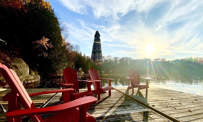 McDougall Cottage | Introducing a Waterfront Cottage with Swim Spa & Hot Tub