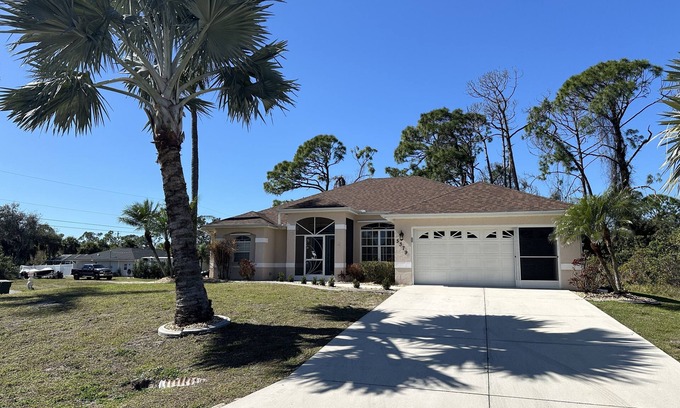 North Port House | Renovated Pool Home with Ocean Views and Top Amenities