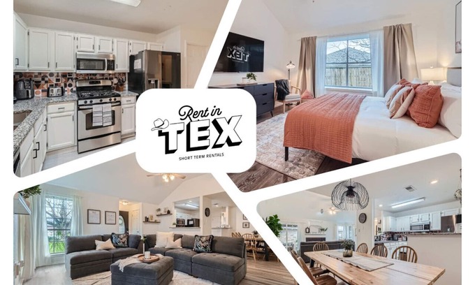 Round Rock House | Stylishly Designed Home in Round Rock with Spa & Breakfast