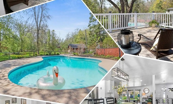 Ashwaubenon House | Remodeled 4 BR Home with Private Pool and Ocean Views