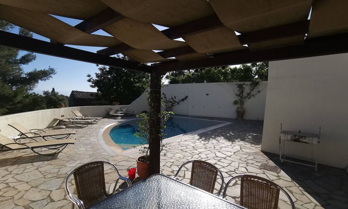 Termenades Villa | Restored Villa with Private Pool and Ocean View Retreat