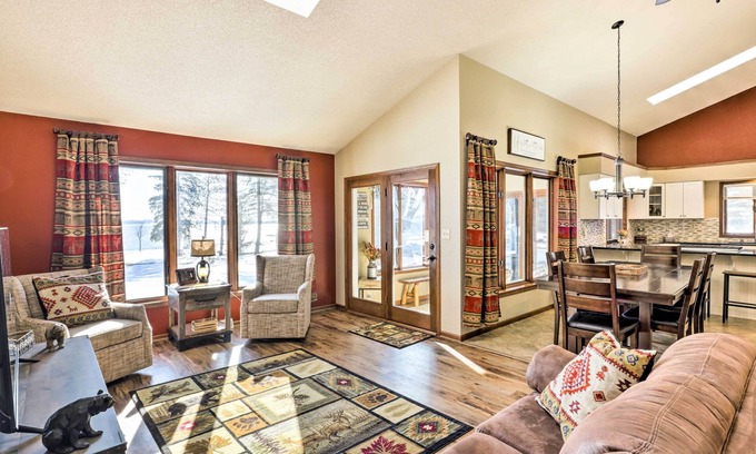 Beaver Dam House | Beaver Dam Lake Retreat: Pet-Friendly with Fire Pit & Dock