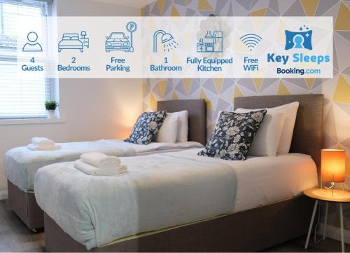 Bedford Apartment | Bedford Town Centre Apartment with Private Parking Access
