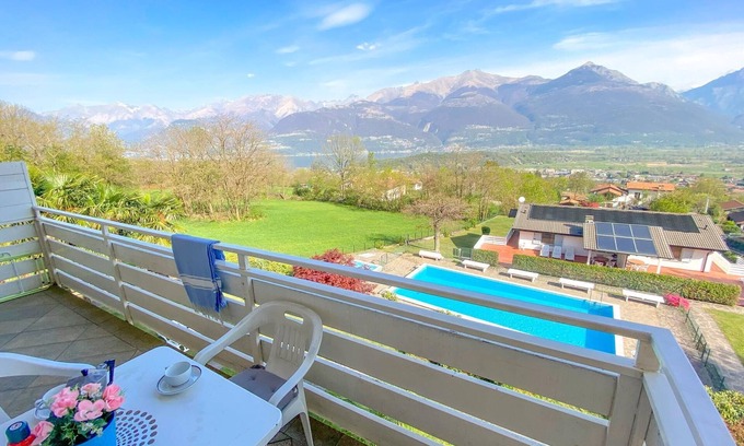 Colico Piano Apartment | Top-Rated Bellavista II Holiday Apartment with Pool