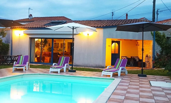 Sainte-Soulle House | Elegant Renovated Home with Private Pool Near La Rochelle
