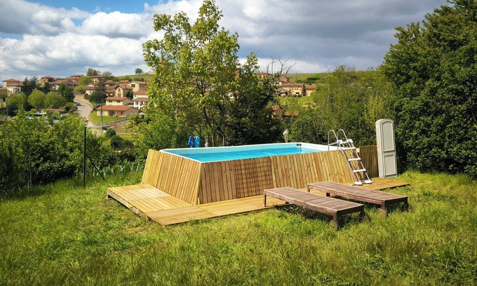 Saint-Laurent-d'Oingt House | Relax at Belle Maison Pierres Dorées with Private Pool