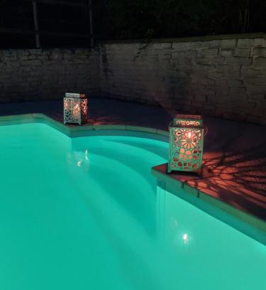 Monteux Villa | Elegant Villa Steps from Monteux Center with Pool & Ocean View