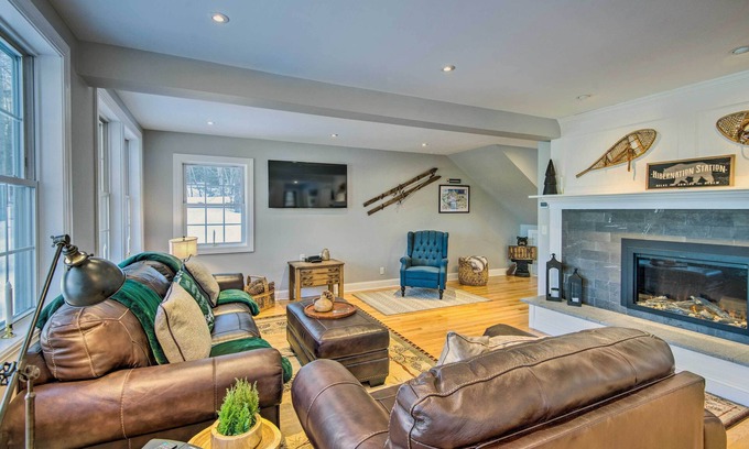 Belmont House | Belmont Home with Mountain View, Near Gunstock Resort