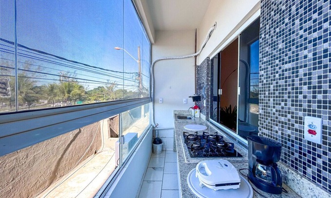 Rio das Ostras Apartment | Relax at Belo Loft Ritz Just 9 Min from Rio das Ostras Beach