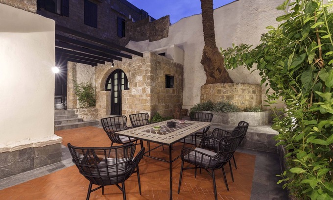 Rhodes Old Town Villa | Belvedere Medieval Villa: Guest Rated 9.8 with Oceanfront Oasis