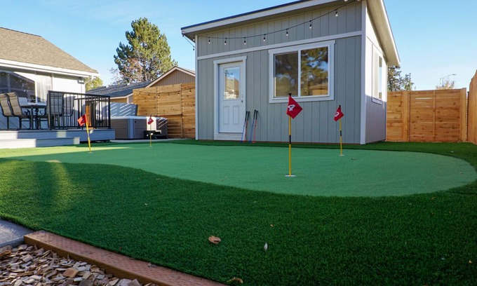 Mountain View House | Experience Bend: Mountain Views, Hot Tub & Game Room