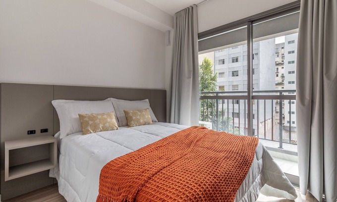 Vila Buarque Apartment | Pet-Friendly BENTO304 Studio with Pool and Gym Access