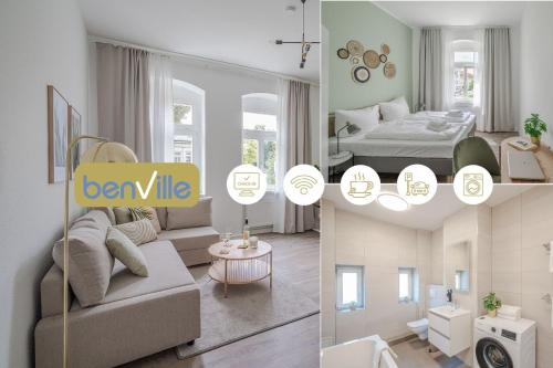 Meissen Apartment | Stylish BENVILLE Meißen - Free Parking & Nespresso Coffee