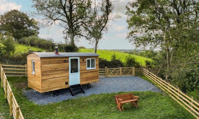 Ffaldybrenin Other | Pet-Friendly Berllan Y Bugail Shepherds Hut with Top Ratings