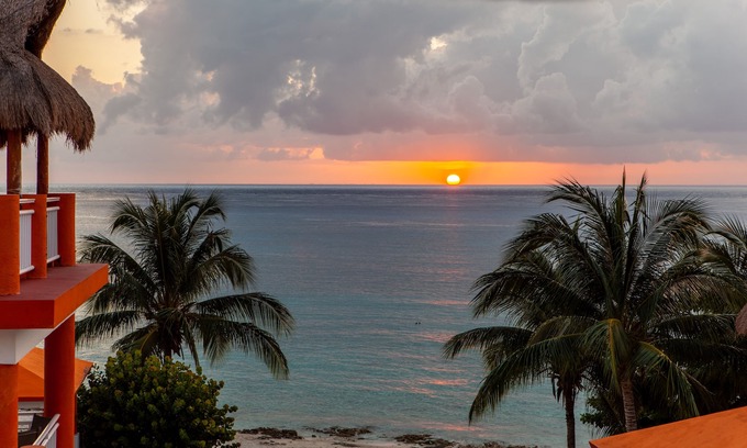 Cozumel Condo | Unforgettable Penthouse with Rooftop Terrace & Ocean Views