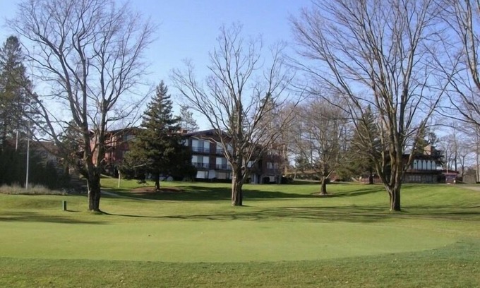 Gaylord Condo | Prime Location at Otsego Resort with Valley & Golf Views