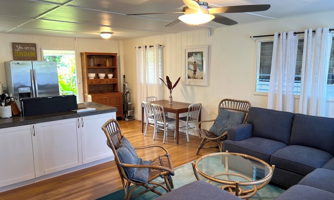 Haiku House | Prime Location! Beachfront 3 BR Home Near Ho'okipa