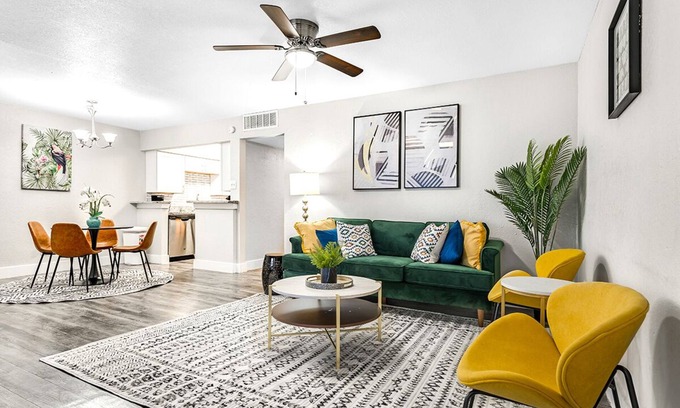 Arlington Apartment | Prime Downtown Location | Steps from AT&T & Ranger Stadium