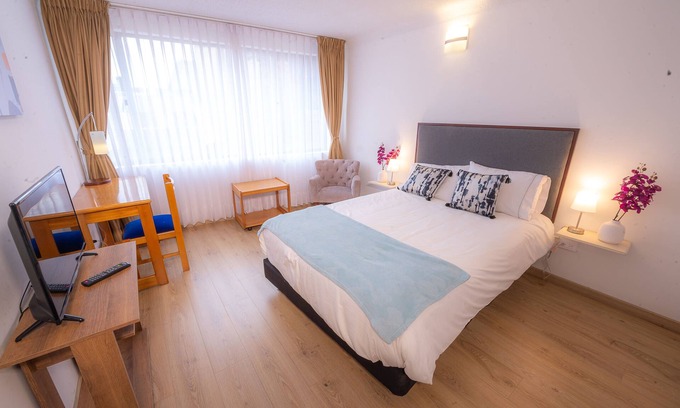 Chapinero Apartment | Prime Bogotá Location: Private Studio with Free WIFI