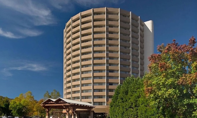 Gatlinburg Hotel | Relaxation Awaits: Private Balcony & Indoor Pool Access!