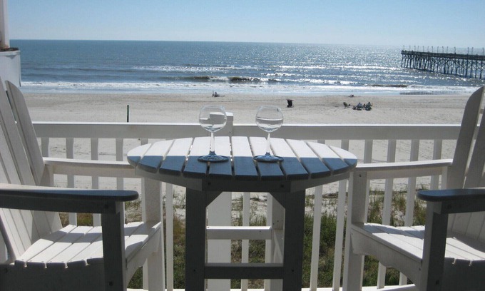 Ocean Isle Beach Condo | Oceanfront Condo with Breathtaking Views - Guest Rated 9.8
