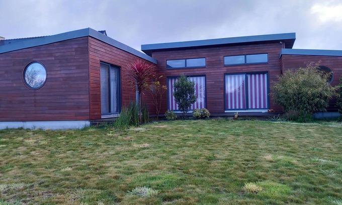 Pont-Croix House | Seaside Retreat: Bright House with Ocean View & Spa