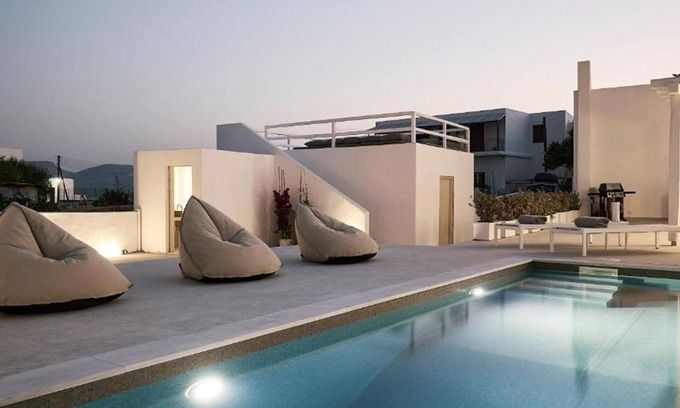 Adamas Villa | Villa Milos: Ocean View Retreat with Private Pool & Breakfast