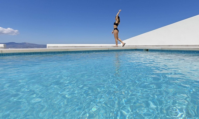 Naxos Villa | Suite Naxos: Ocean View Retreat with Private Pool & Breakfast