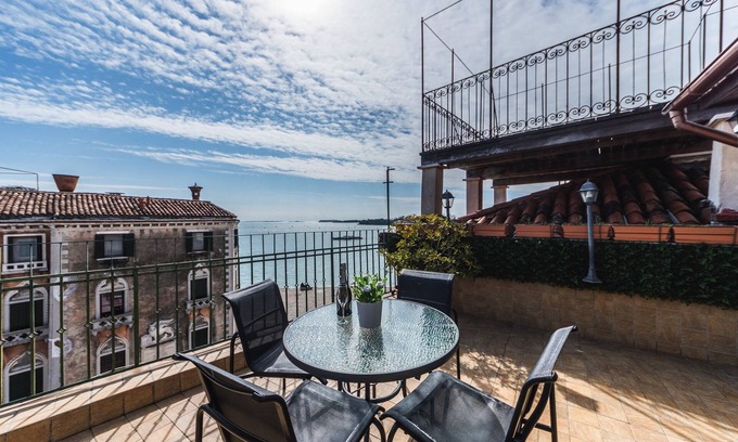 Castello Apartment | Biancial Penthouse with Terrace and Lagoon Views - 10/10 Rated