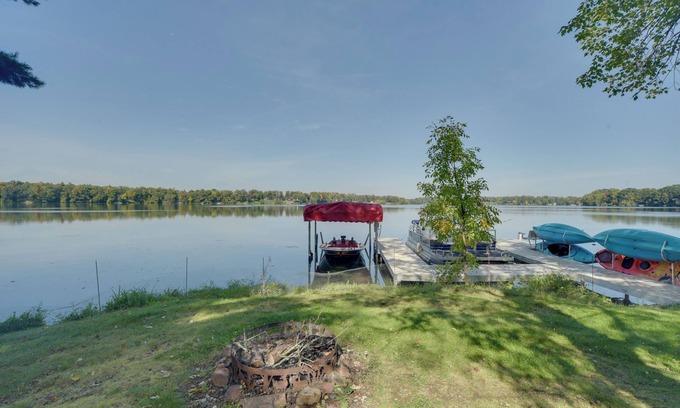 Rice Lake House | Exceptional Rice Lake Hideaway with Dock & Family Amenities