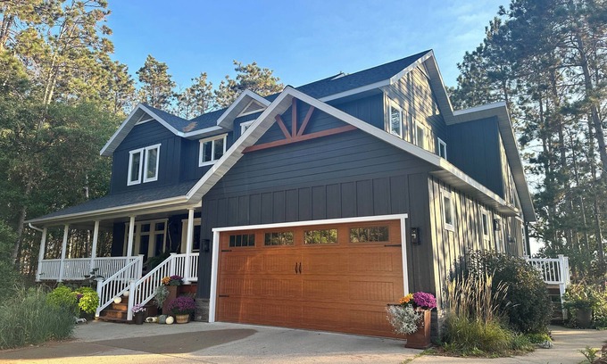 Perham House | Big Pine Lake Private Retreat with Pool and Lakeshore Access