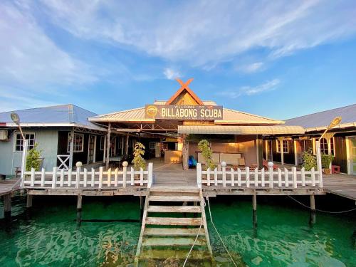 Mabul Island House | Delightful Oceanfront Stay at Billabong Scuba Resort