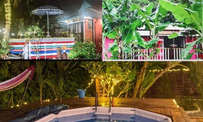 Tatsugo Cabin | Relax at Birdland Nature Resort: Pool, Sauna & Ocean Views