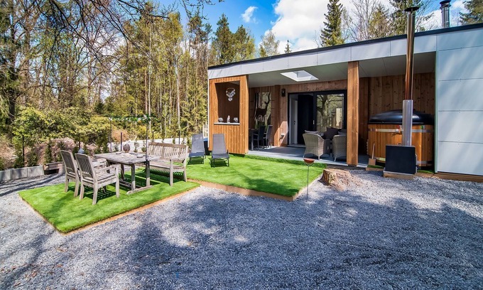 Biron Ski Chalet | Experience Relaxation at Biron's Holiday Home with Hot Tub