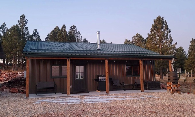 Custer Cabin | Tranquil Bison Pines: Secluded Retreat with Family Amenities