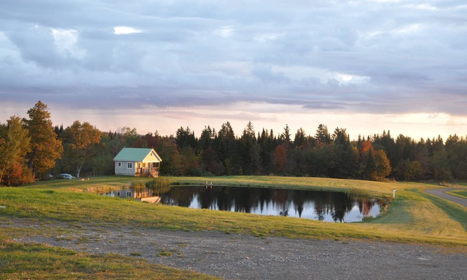 Patten Cabin | Experience Nature at Black Bear Pond Cabins with Ocean View