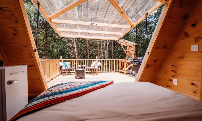 Robbins Cabin | Experience Black Creek Glamping: Pet-Friendly & Perfectly Rated