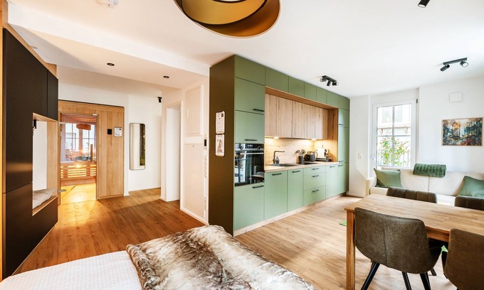 Koenigsfeld im Schwarzwald Apartment | Elegant Black Forest Apartment with Sauna & Child-Friendly Amenities