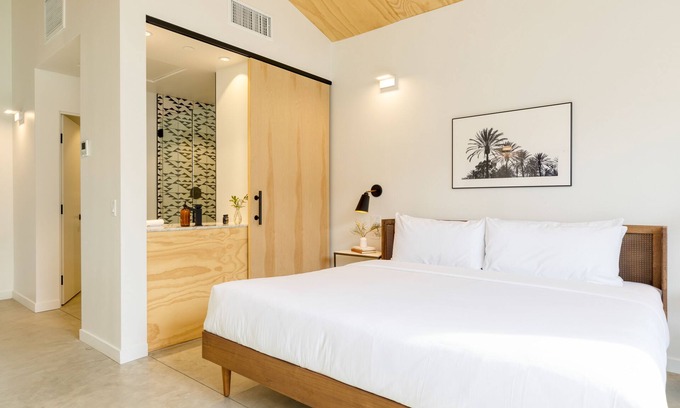 Downtown Palm Springs Hotel | Unforgettable Stay at Blackhaus B10 with Pool & Kitchen