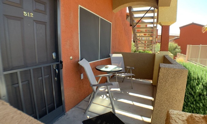Mesquite Condo | Unforgettable Blackjack Bluff Vacation Rental with City Views