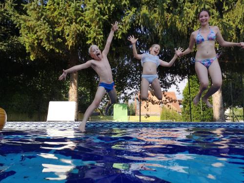 Balatonkiliti House | Enjoy Blaha Apartman: Family-Friendly with Pool Access