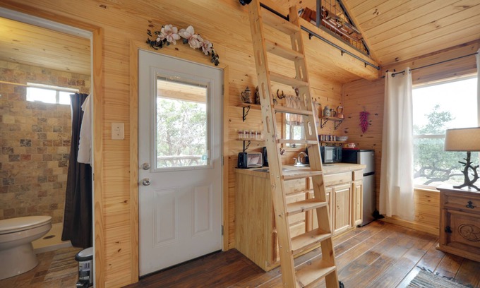Blanco Apartment | Blanco Vacation Rental w/Private Patio & Fire Pit