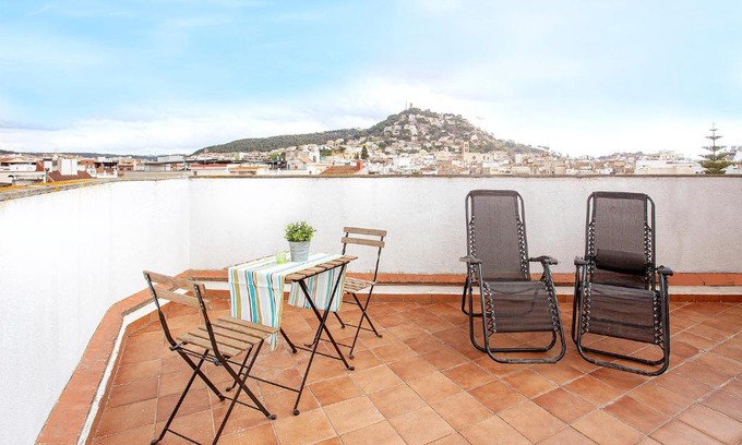 Blanes Apartment | Ocean View Bliss at Blanes Beach - Rated 9/10 by Guests