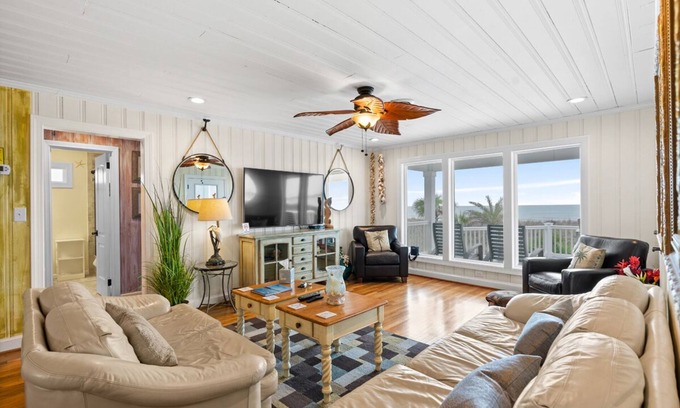 Cherry Grove Beach House | Oceanfront Bliss: Poolside Retreat in Cherry Grove