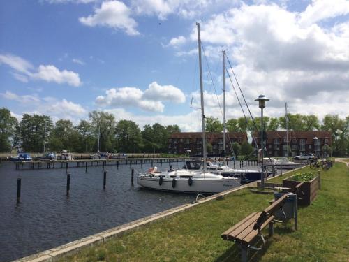 Ueckermuende Apartment | Stunning Views of Yachthafen at the Baltic Sea