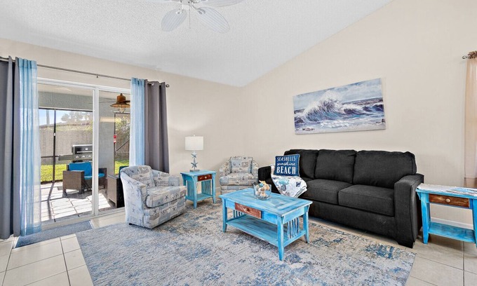 Indialantic House | Dog-Friendly Townhome with Heated Pool Near the Beach