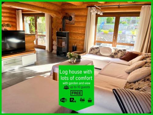 Laslea Apartment | Cozy Blockhaus Malmkrog with Garden & Ocean View Rooms