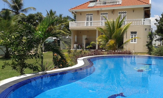 Negombo House | Serene BLOSSEM Villa: Waterfront Escape with Pool & Spa
