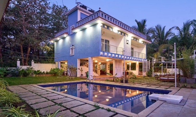 Assagao Hotel | Pet-Friendly Blu Del Assagao 4BHK with Pool & Breakfast